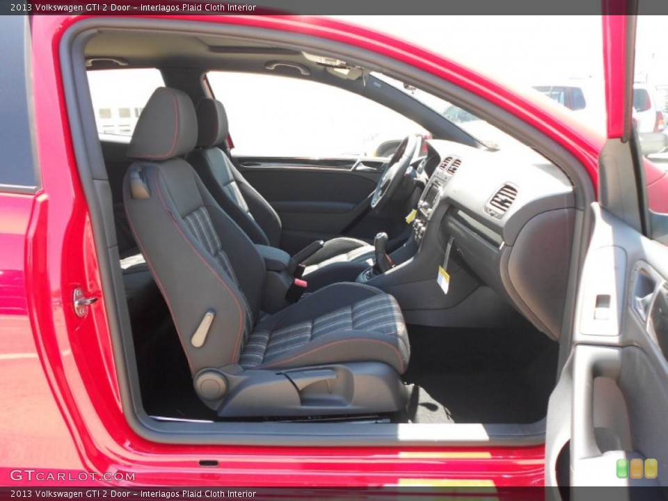 Interlagos Plaid Cloth Interior Photo for the 2013 Volkswagen GTI 2 Door #70161467