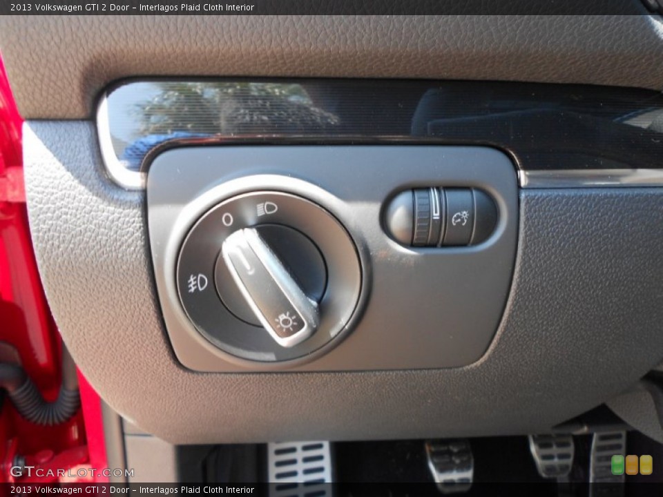 Interlagos Plaid Cloth Interior Controls for the 2013 Volkswagen GTI 2 Door #70161539
