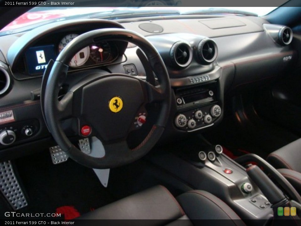 Black Interior Dashboard for the 2011 Ferrari 599 GTO #70165128