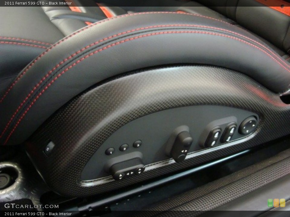 Black Interior Controls for the 2011 Ferrari 599 GTO #70165166