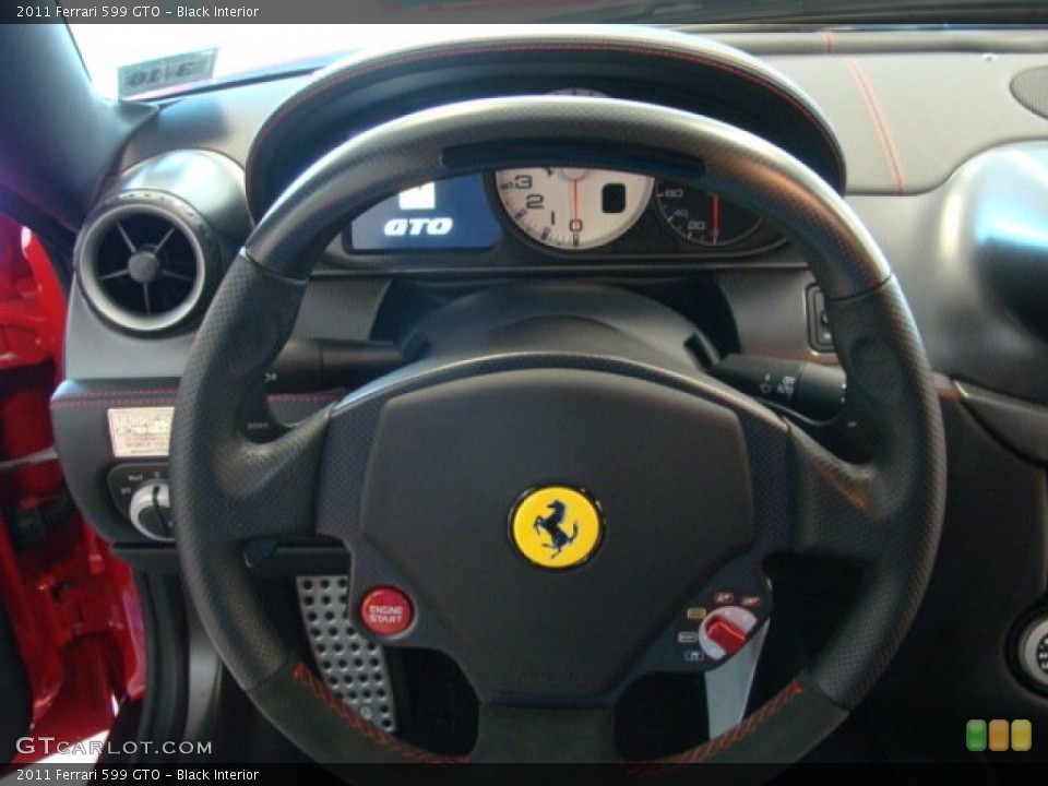 Black Interior Steering Wheel for the 2011 Ferrari 599 GTO #70165193