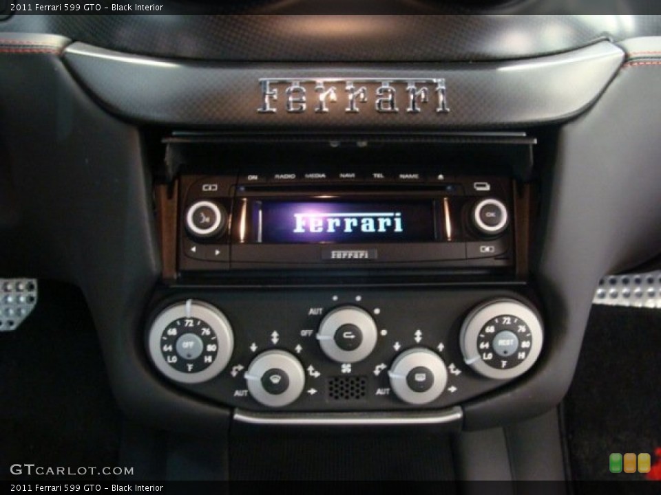 Black Interior Controls for the 2011 Ferrari 599 GTO #70165217