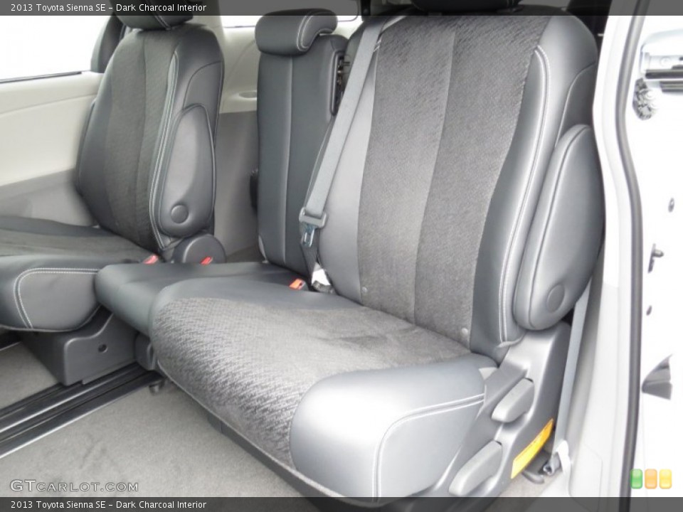 Dark Charcoal Interior Rear Seat for the 2013 Toyota Sienna SE #70168007