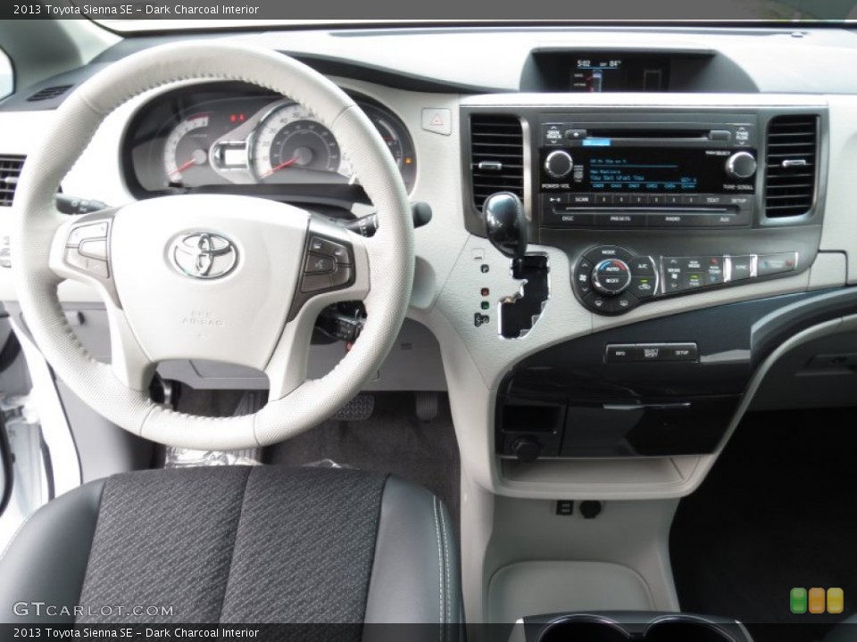 Dark Charcoal Interior Dashboard for the 2013 Toyota Sienna SE #70168061