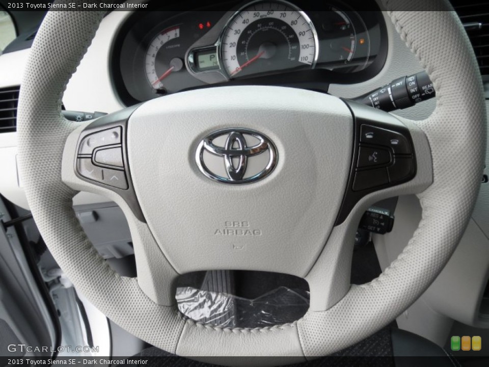 Dark Charcoal Interior Steering Wheel for the 2013 Toyota Sienna SE #70168128
