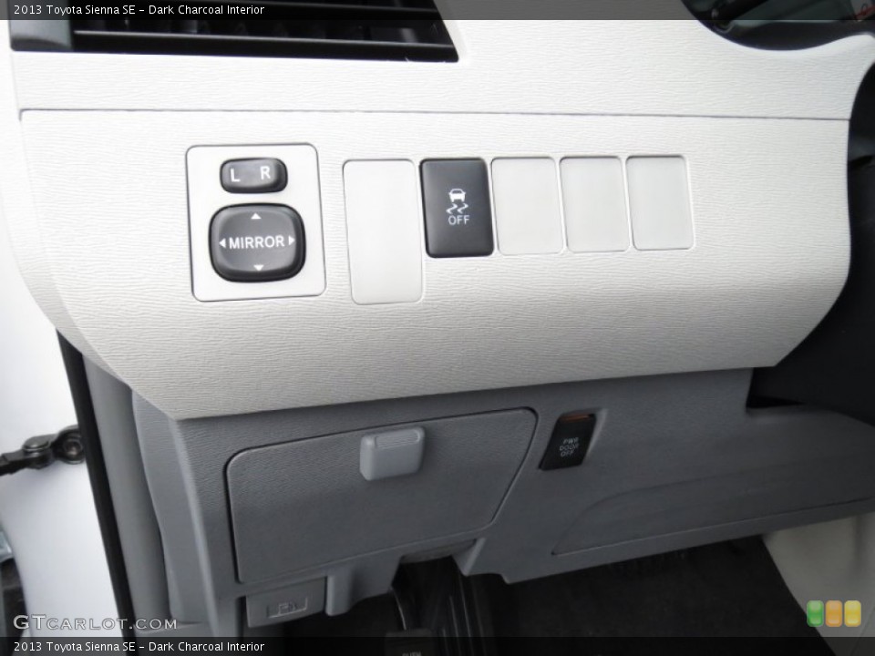 Dark Charcoal Interior Controls for the 2013 Toyota Sienna SE #70168145