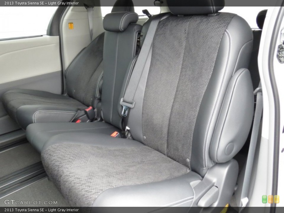 Light Gray Interior Rear Seat for the 2013 Toyota Sienna SE #70168637