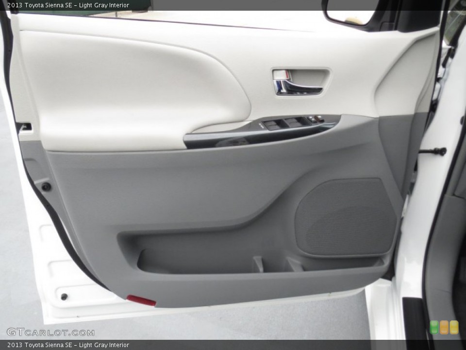 Light Gray Interior Door Panel for the 2013 Toyota Sienna SE #70168655