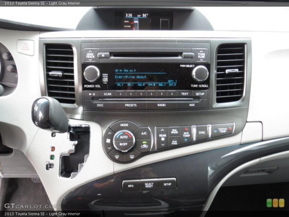 Light Gray Interior Audio System for the 2013 Toyota Sienna SE #70168700