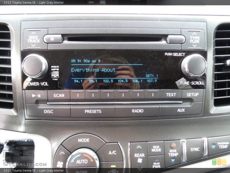 Light Gray Interior Audio System for the 2013 Toyota Sienna SE #70168721