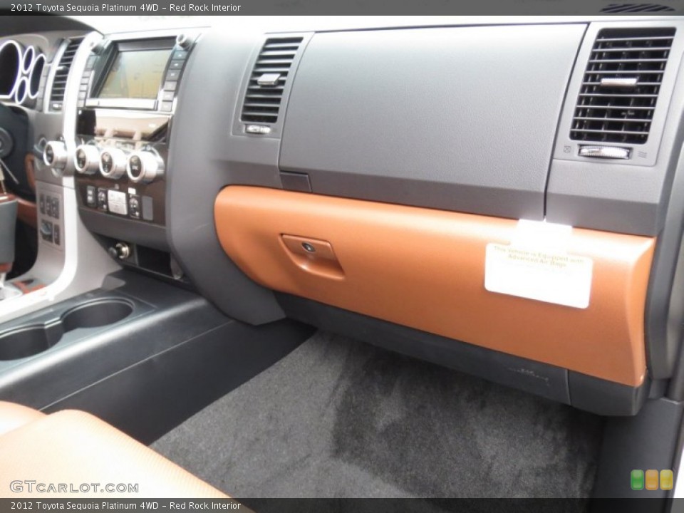 Red Rock Interior Dashboard for the 2012 Toyota Sequoia Platinum 4WD #70169292