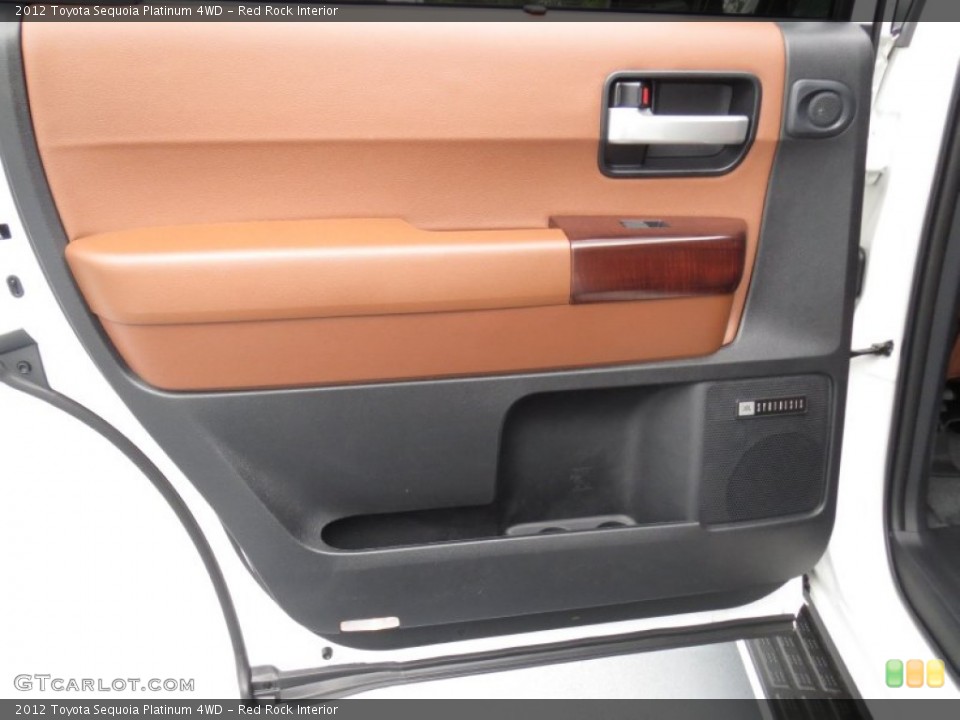 Red Rock Interior Door Panel for the 2012 Toyota Sequoia Platinum 4WD #70169334
