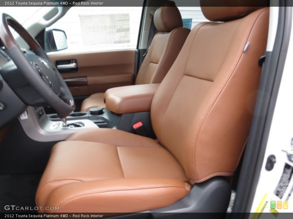 Red Rock Interior Photo for the 2012 Toyota Sequoia Platinum 4WD #70169390