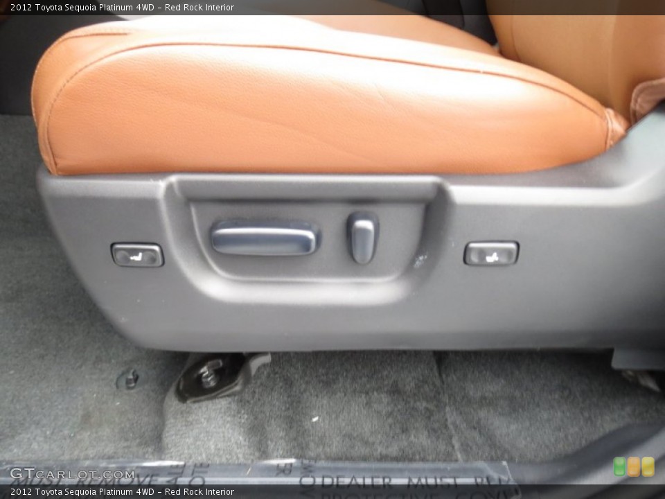 Red Rock Interior Front Seat for the 2012 Toyota Sequoia Platinum 4WD #70169399