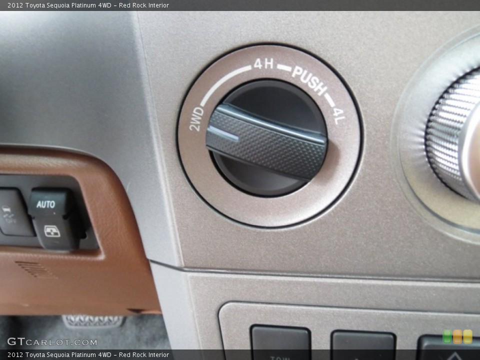 Red Rock Interior Controls for the 2012 Toyota Sequoia Platinum 4WD #70169486