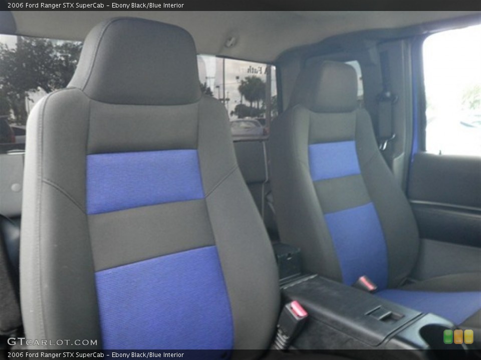 Ebony Black/Blue Interior Photo for the 2006 Ford Ranger STX SuperCab #70169636