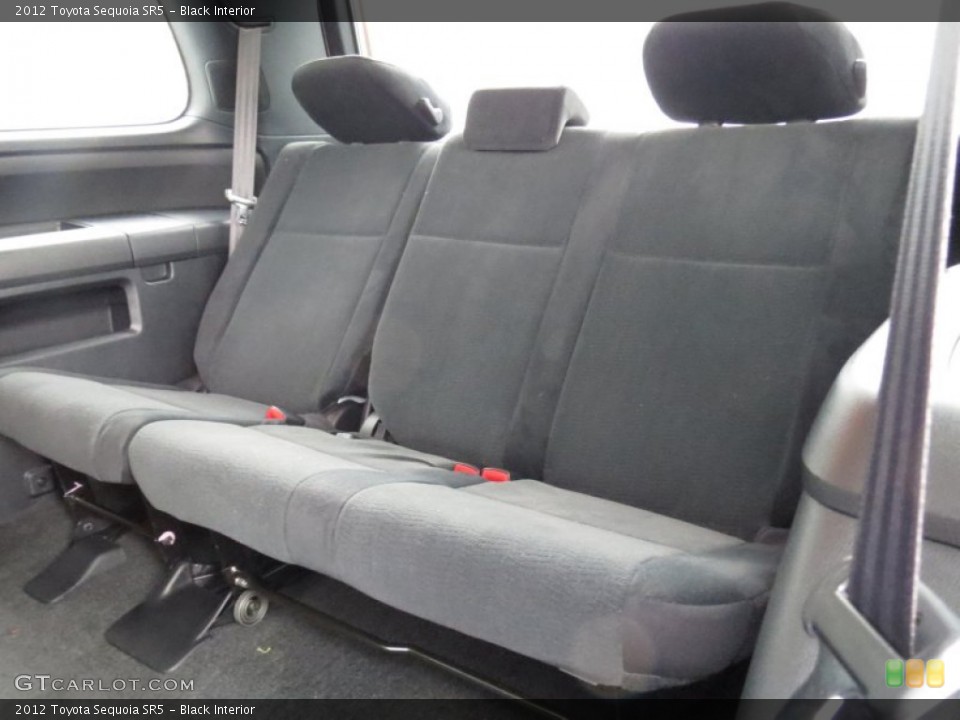 Black Interior Rear Seat for the 2012 Toyota Sequoia SR5 #70169771