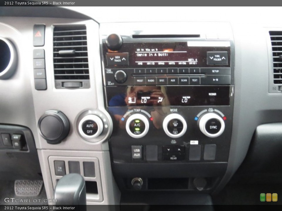 Black Interior Controls for the 2012 Toyota Sequoia SR5 #70169837