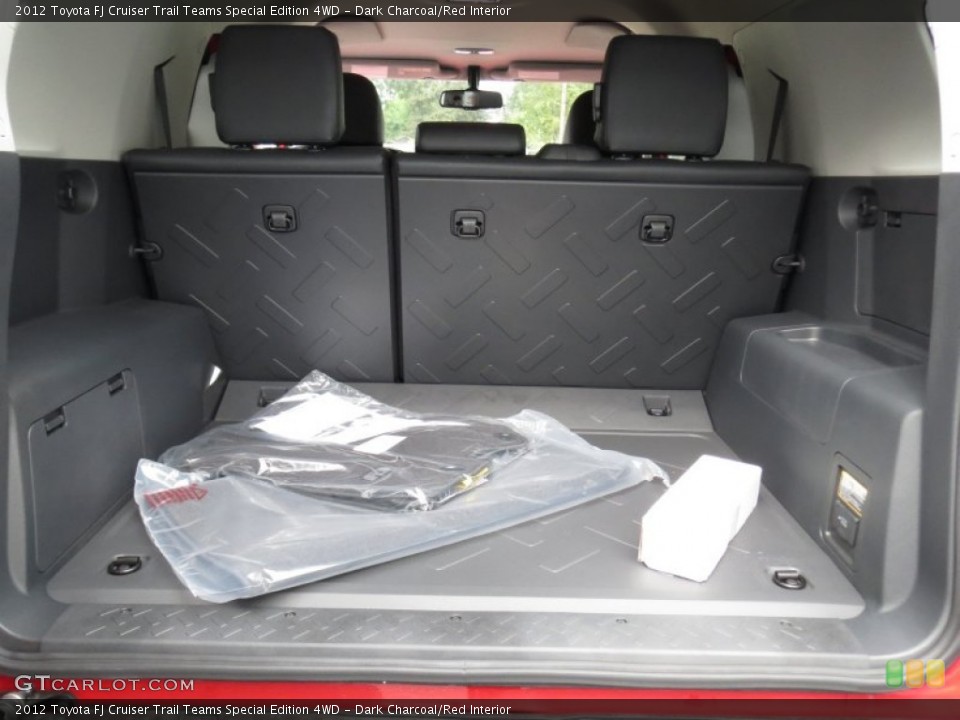 Dark Charcoal/Red Interior Trunk for the 2012 Toyota FJ Cruiser Trail Teams Special Edition 4WD #70170062
