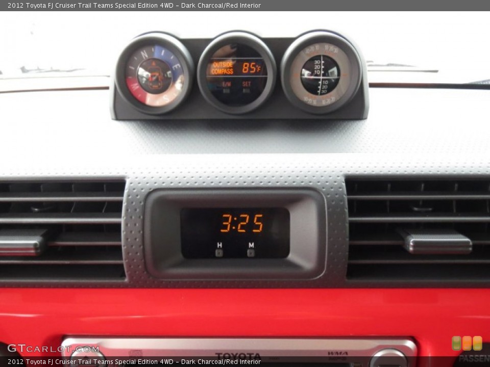 Dark Charcoal/Red Interior Gauges for the 2012 Toyota FJ Cruiser Trail Teams Special Edition 4WD #70170155