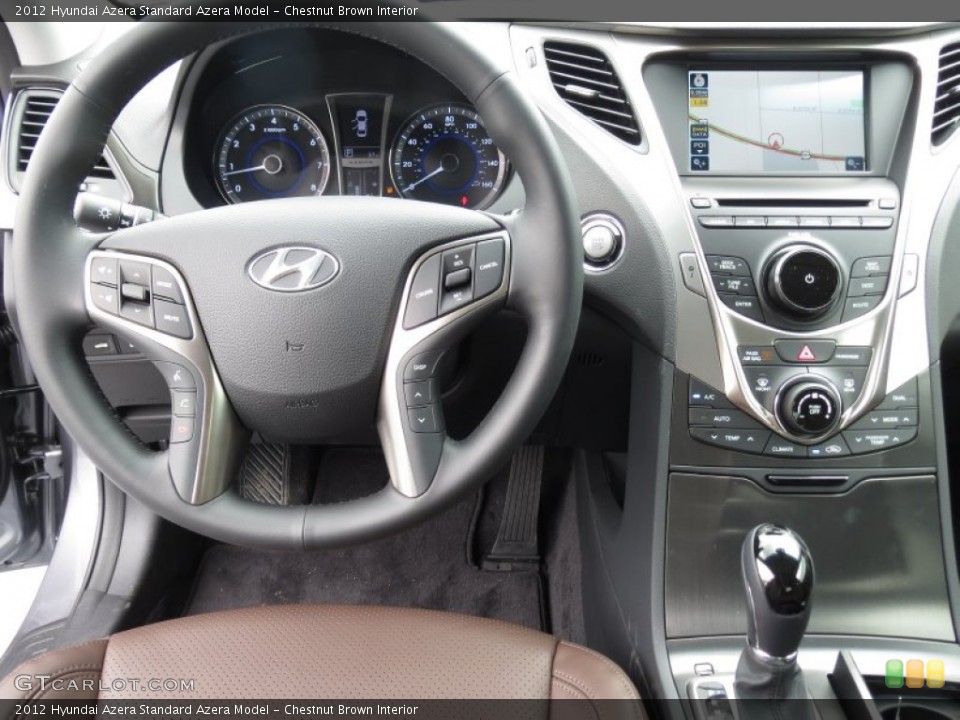 Chestnut Brown Interior Dashboard for the 2012 Hyundai Azera  #70170449
