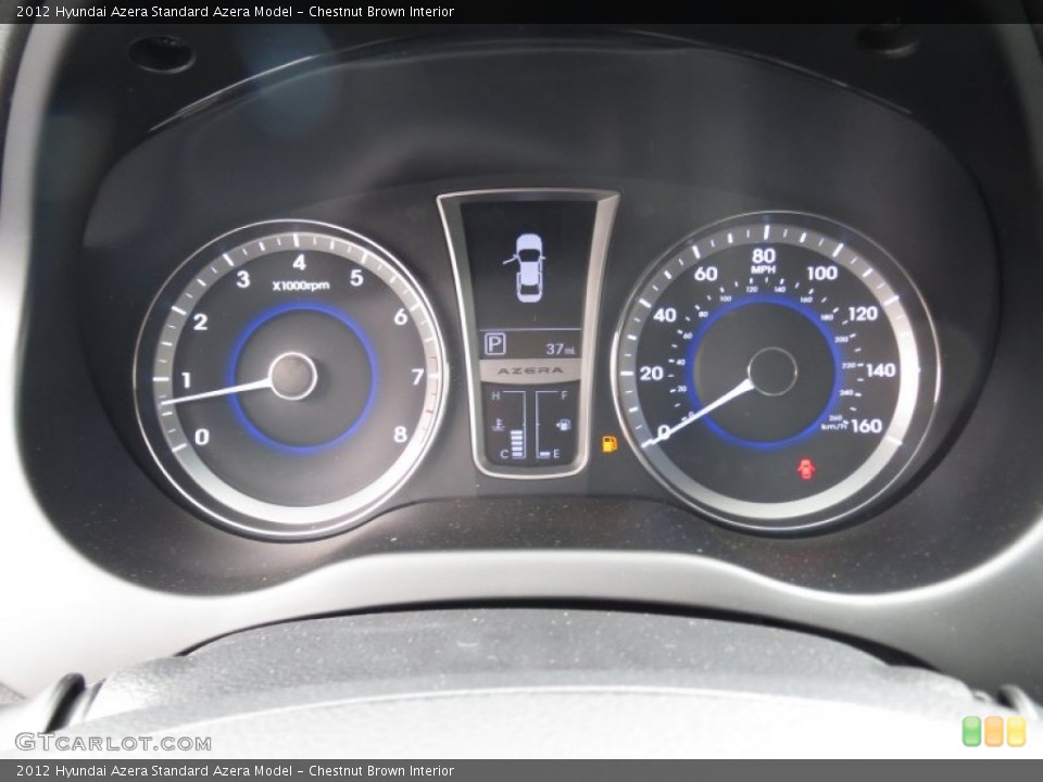 Chestnut Brown Interior Gauges for the 2012 Hyundai Azera  #70170518