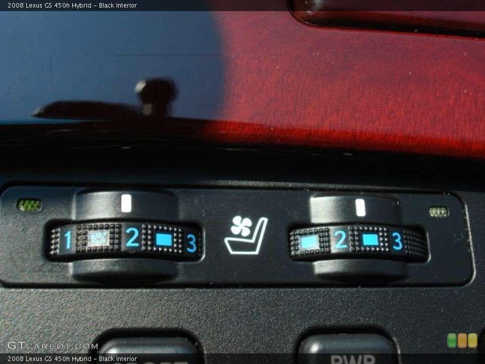 Black Interior Controls for the 2008 Lexus GS 450h Hybrid #70170605