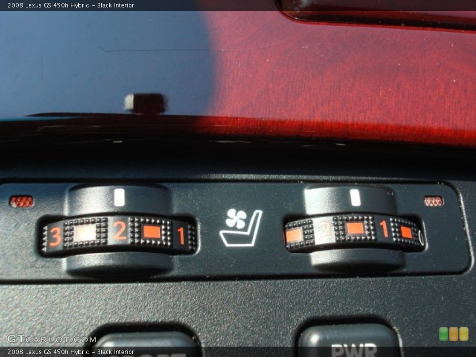 Black Interior Controls for the 2008 Lexus GS 450h Hybrid #70170613