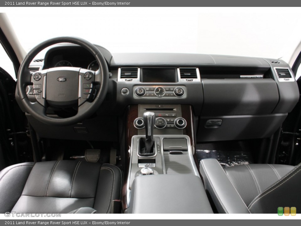 Ebony/Ebony Interior Dashboard for the 2011 Land Rover Range Rover Sport HSE LUX #70171433