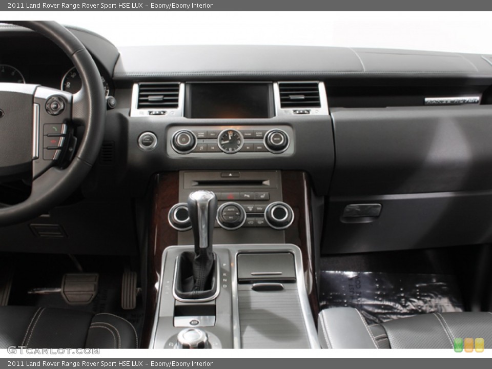 Ebony/Ebony Interior Controls for the 2011 Land Rover Range Rover Sport HSE LUX #70171460