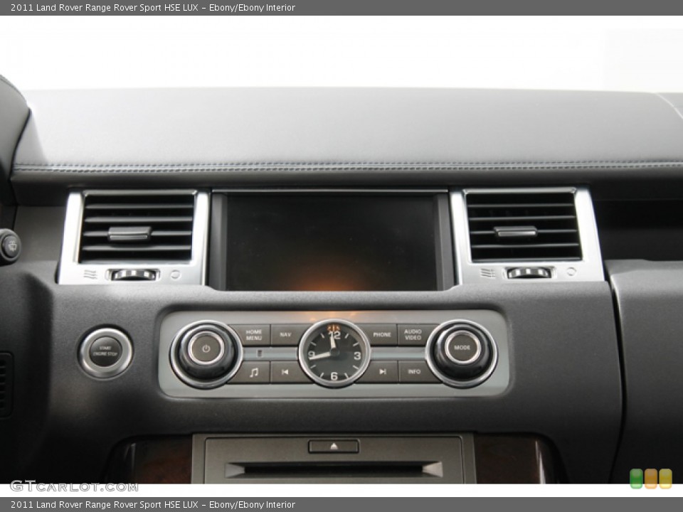 Ebony/Ebony Interior Controls for the 2011 Land Rover Range Rover Sport HSE LUX #70171469