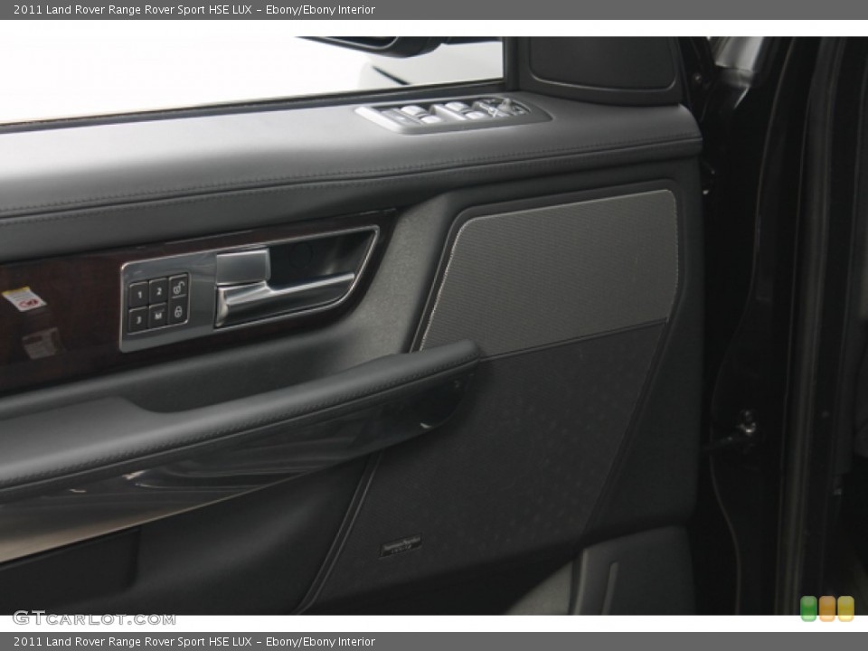 Ebony/Ebony Interior Controls for the 2011 Land Rover Range Rover Sport HSE LUX #70171532