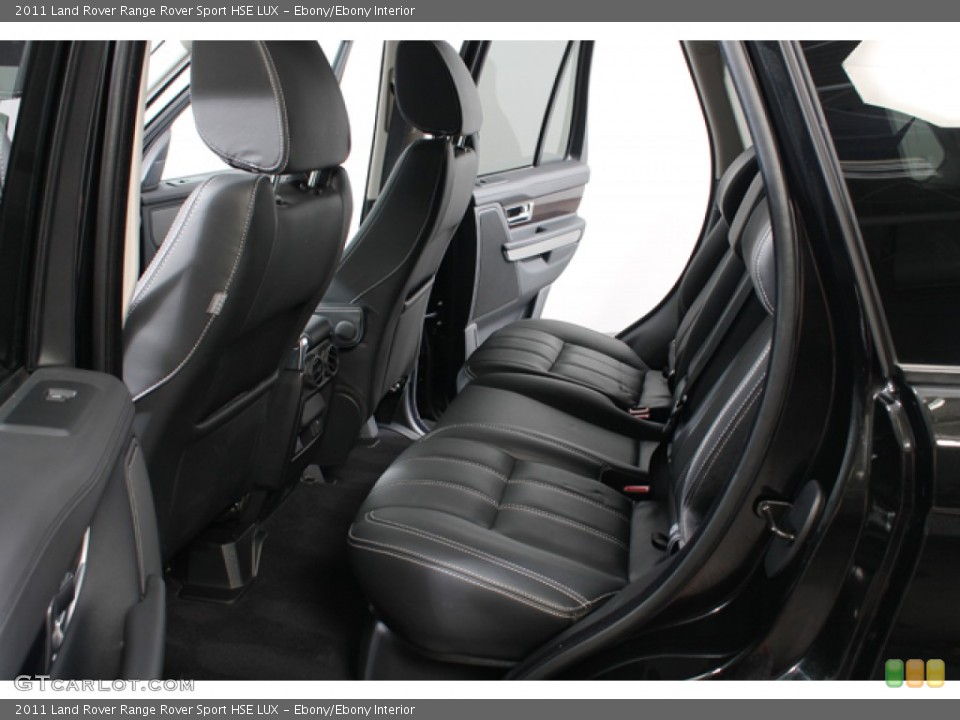 Ebony/Ebony Interior Rear Seat for the 2011 Land Rover Range Rover Sport HSE LUX #70171550
