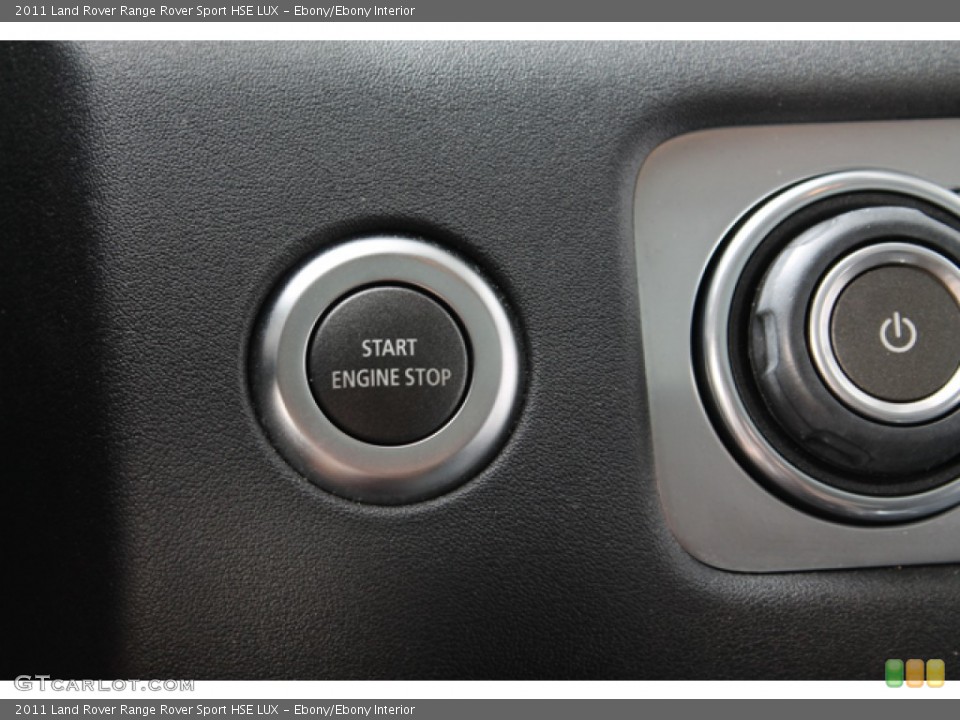 Ebony/Ebony Interior Controls for the 2011 Land Rover Range Rover Sport HSE LUX #70171574