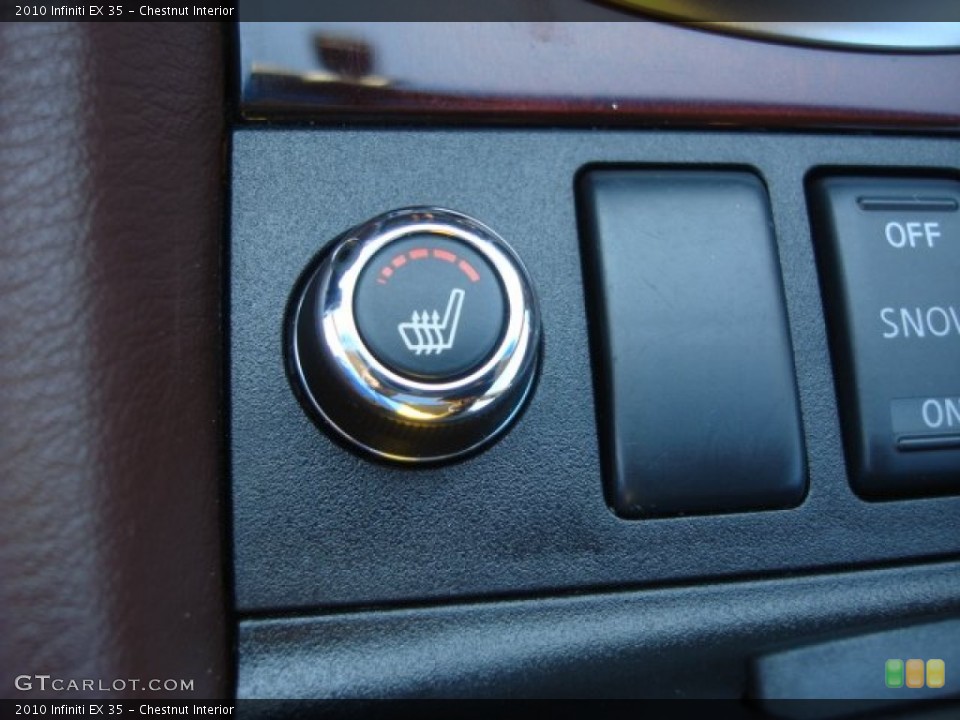 Chestnut Interior Controls for the 2010 Infiniti EX 35 #70171877