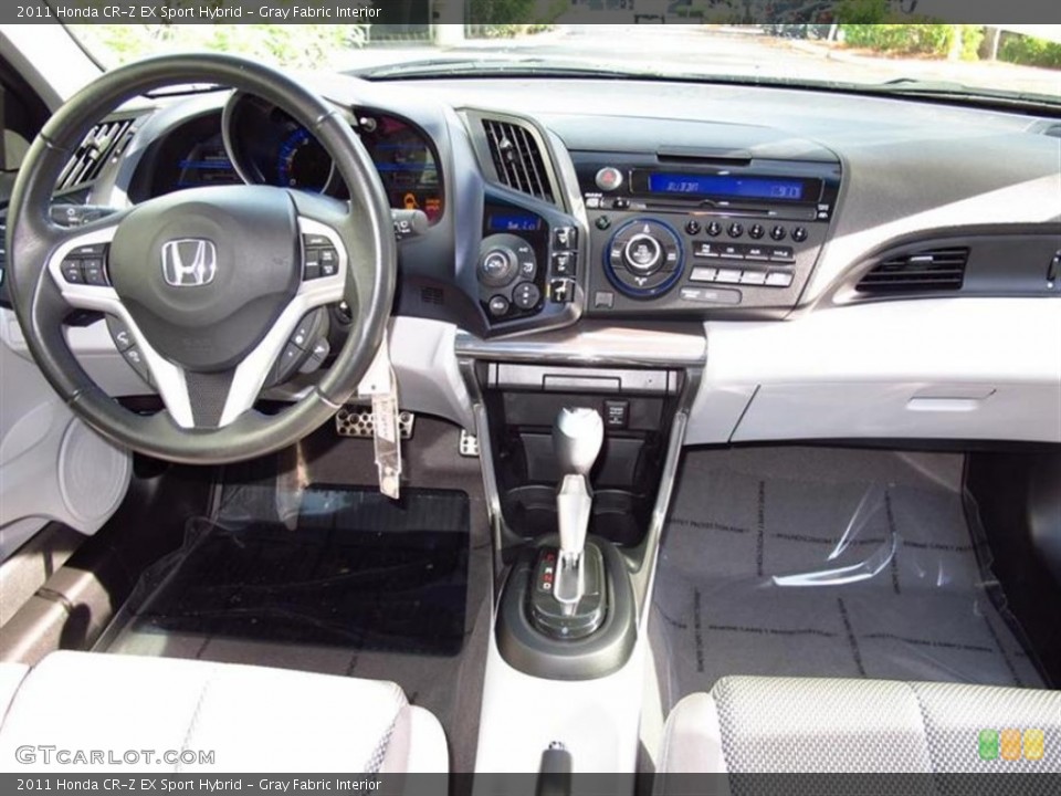 Gray Fabric Interior Dashboard for the 2011 Honda CR-Z EX Sport Hybrid #70175429