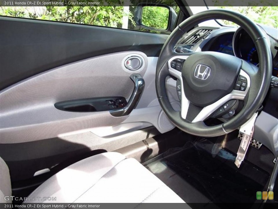 Gray Fabric Interior Photo for the 2011 Honda CR-Z EX Sport Hybrid #70175438