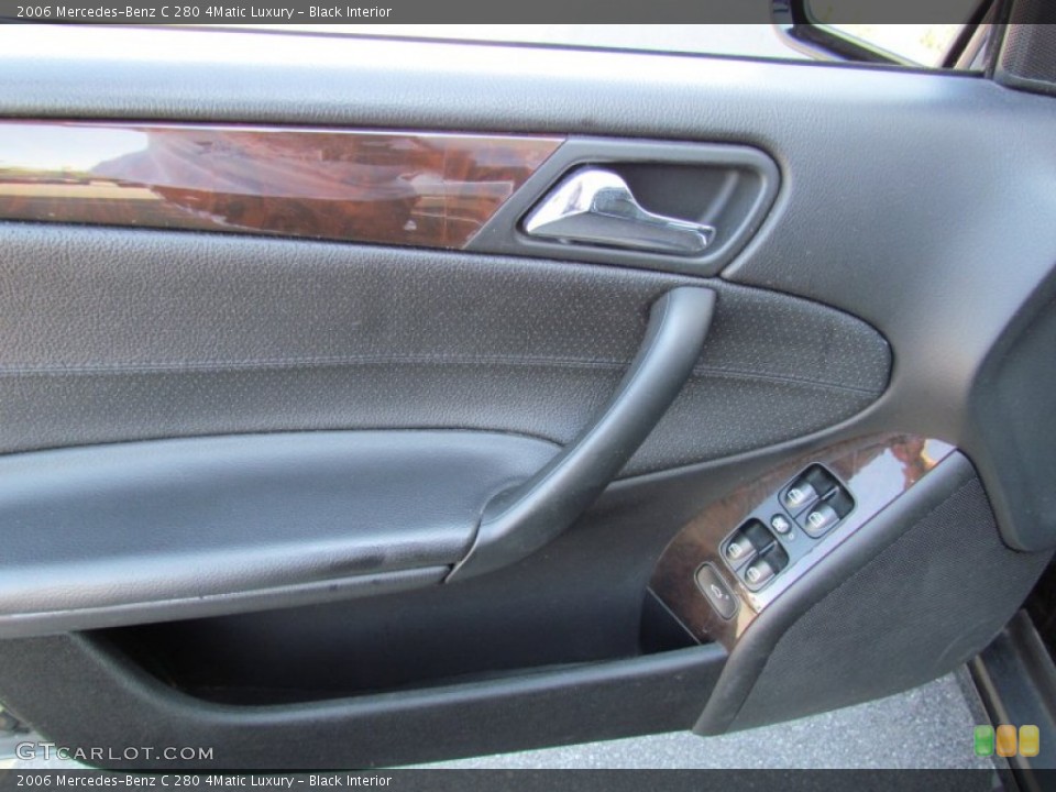 Black Interior Door Panel for the 2006 Mercedes-Benz C 280 4Matic Luxury #70175633