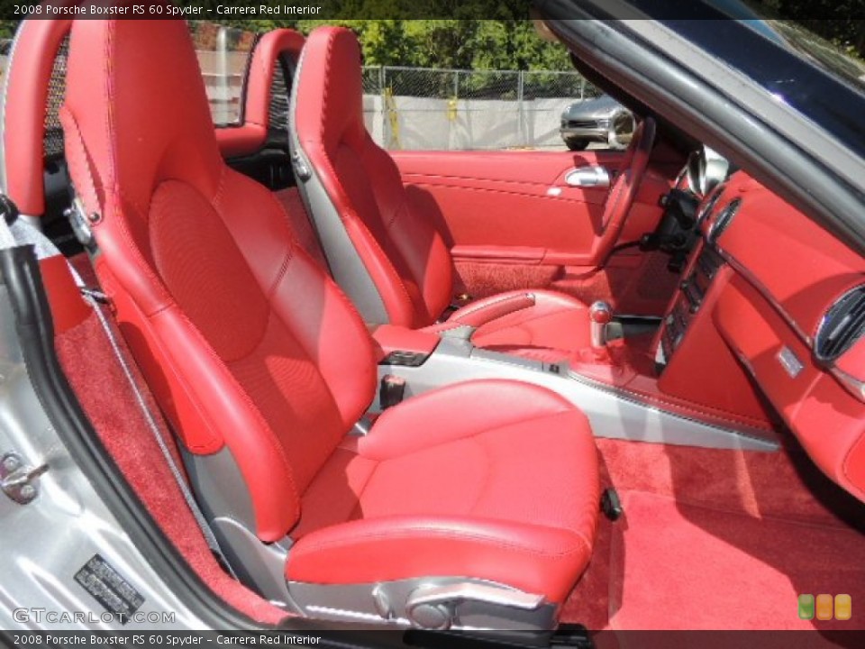 Carrera Red Interior Photo for the 2008 Porsche Boxster RS 60 Spyder #70178153