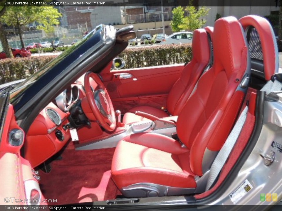 Carrera Red Interior Photo for the 2008 Porsche Boxster RS 60 Spyder #70178177