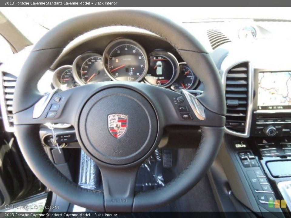 Black Interior Steering Wheel for the 2013 Porsche Cayenne  #70178792