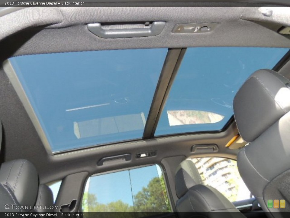 Black Interior Sunroof for the 2013 Porsche Cayenne Diesel #70179255