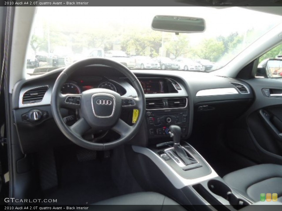 Black Interior Dashboard for the 2010 Audi A4 2.0T quattro Avant #70180424