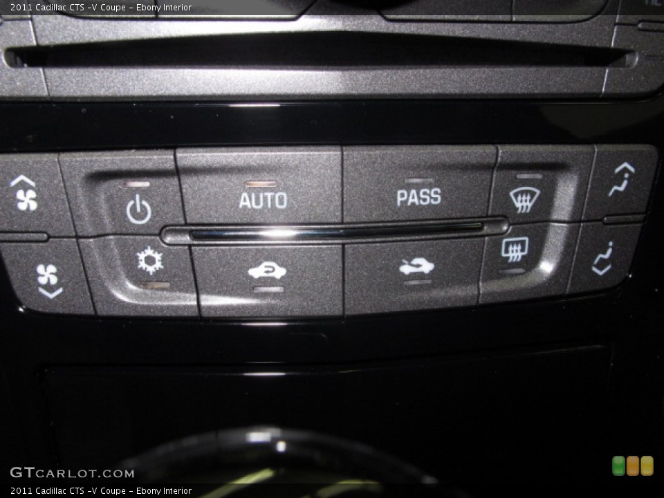 Ebony Interior Controls for the 2011 Cadillac CTS -V Coupe #70180544