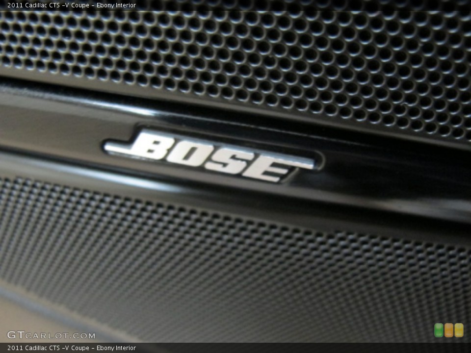Ebony Interior Audio System for the 2011 Cadillac CTS -V Coupe #70180637