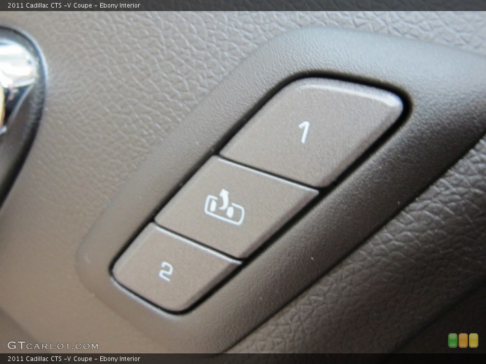 Ebony Interior Controls for the 2011 Cadillac CTS -V Coupe #70180646