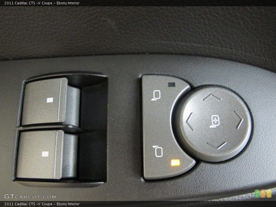 Ebony Interior Controls for the 2011 Cadillac CTS -V Coupe #70180661