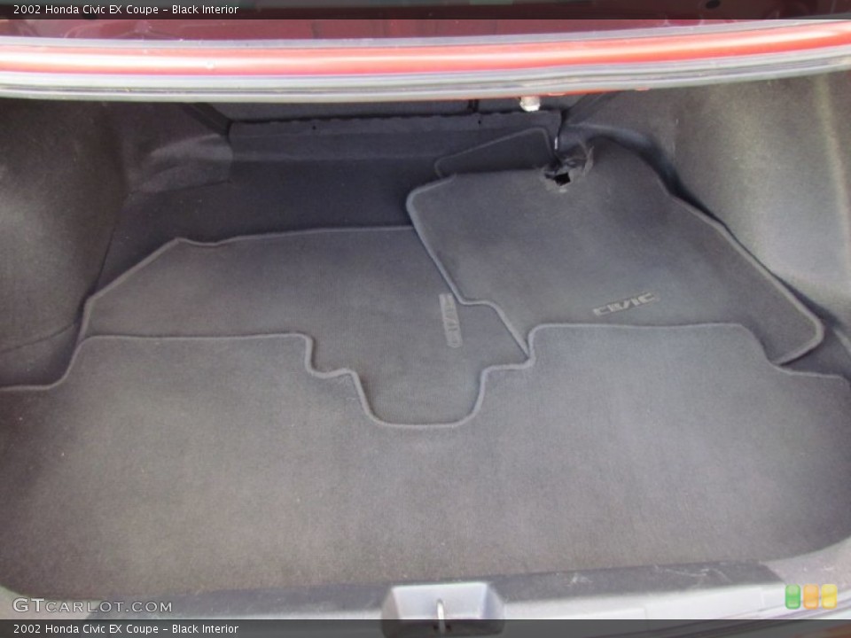 Black Interior Trunk for the 2002 Honda Civic EX Coupe #70181111