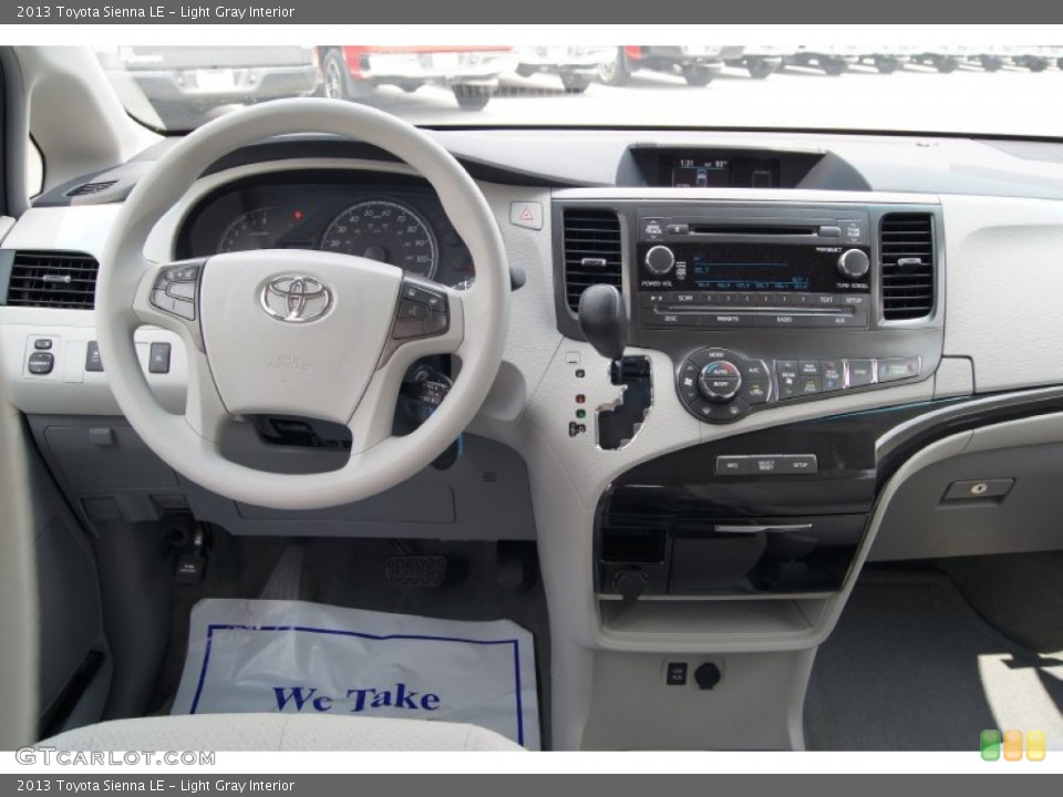 Light Gray Interior Dashboard for the 2013 Toyota Sienna LE #70181862