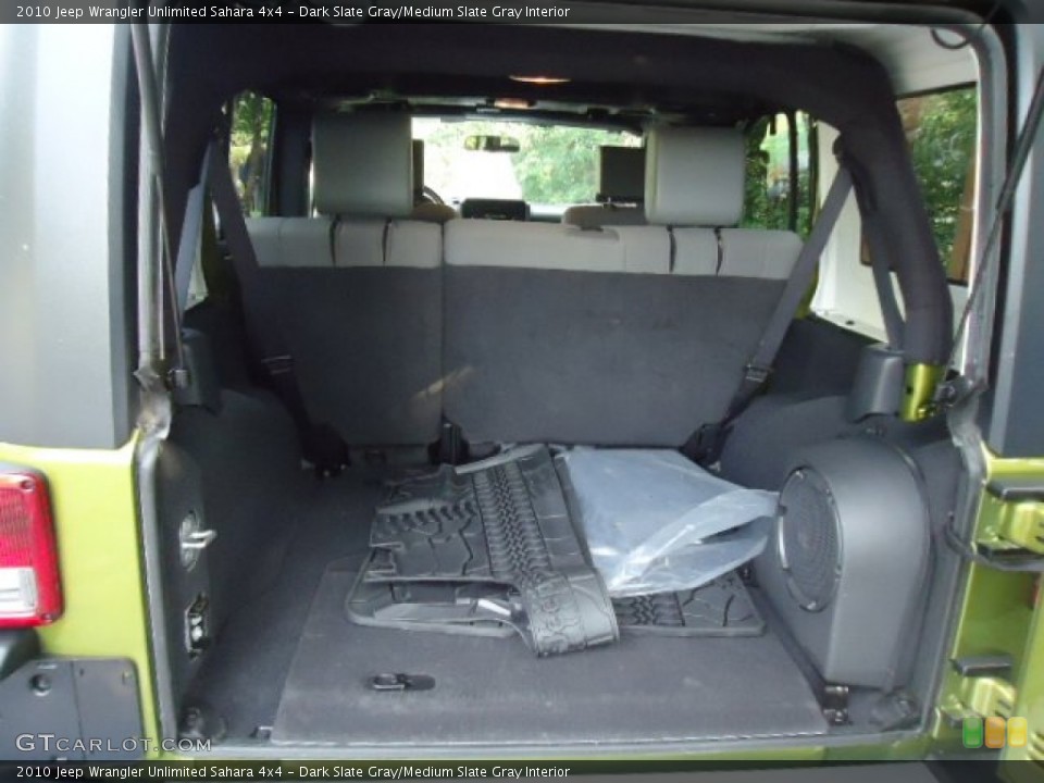 Dark Slate Gray/Medium Slate Gray Interior Trunk for the 2010 Jeep Wrangler Unlimited Sahara 4x4 #70183859